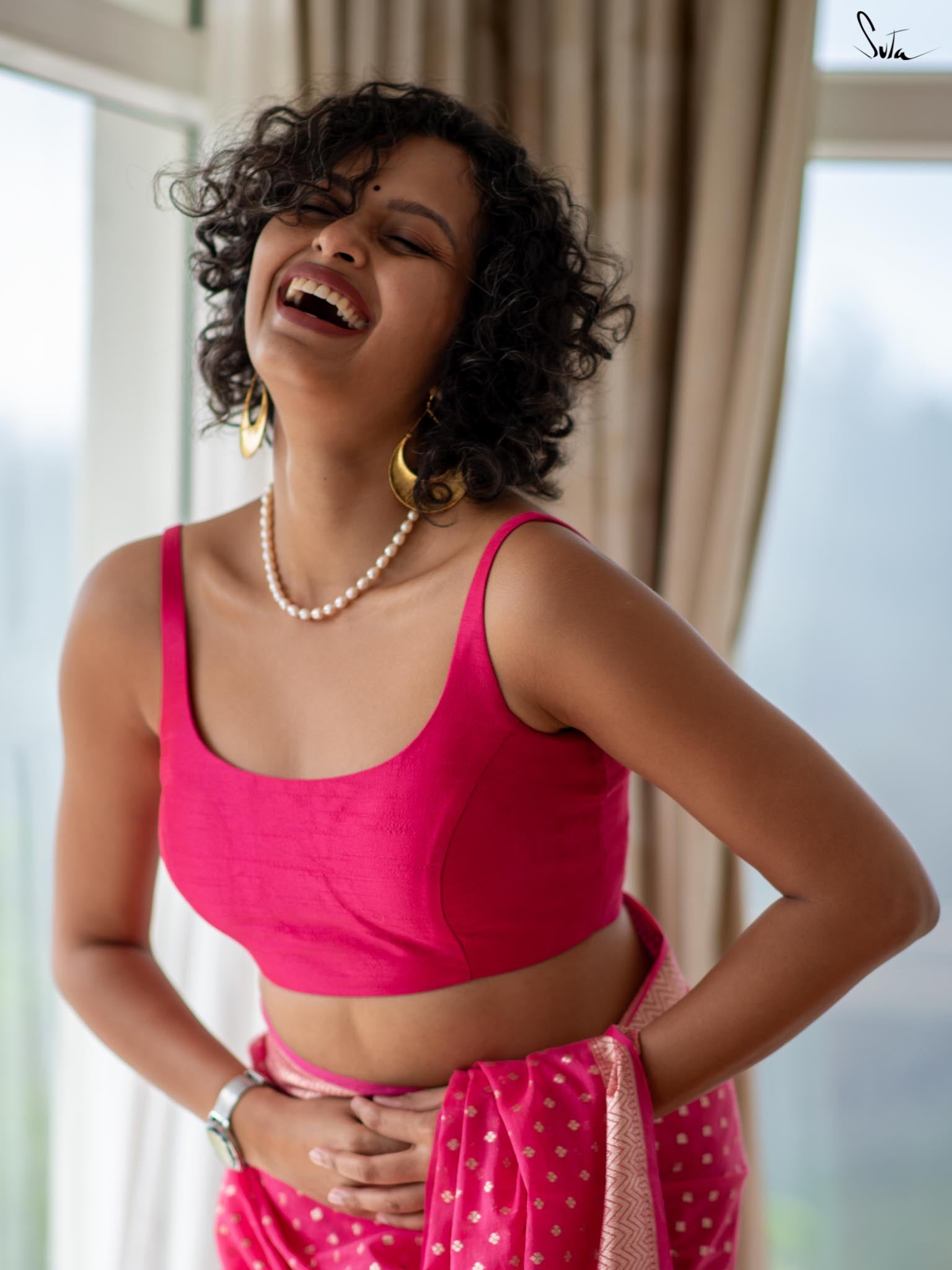 Basic Gulabi Blouse | Suta
