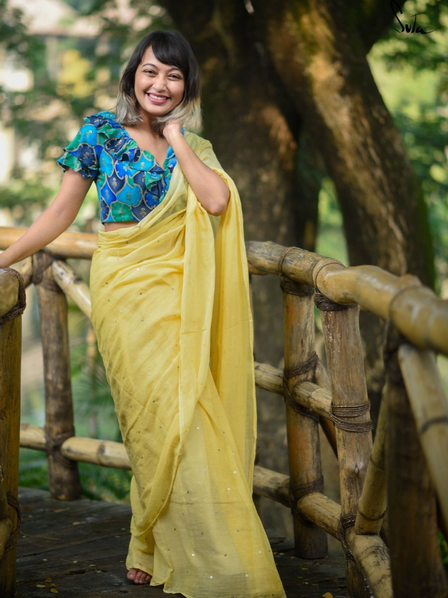 Lemon Yellow Chumki| Suta